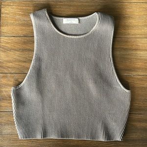Aritzia Babaton sculpt knit racer tank
